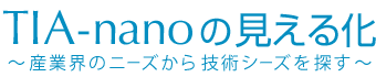 TIA-nanoの見える化ー産業界のニーズから技術シーズを探すー